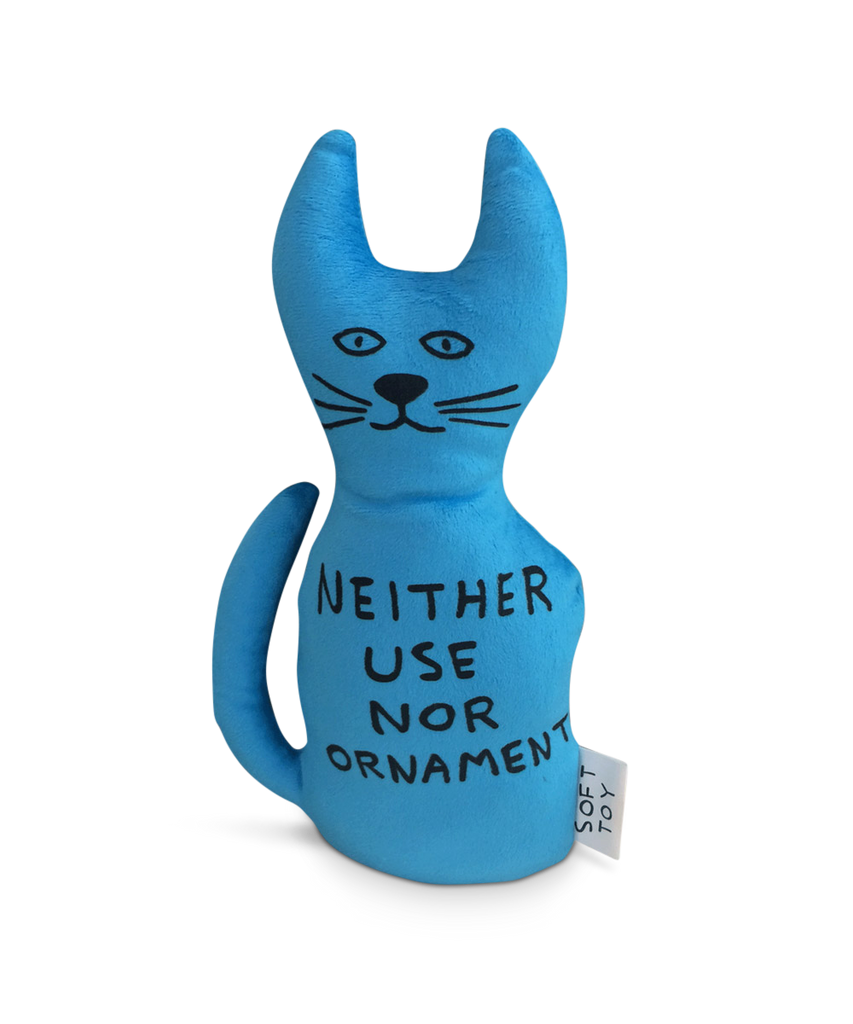 Cat Soft Toy X David Shrigley